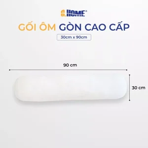 Gối Ôm Bông Gòn Ép Hơi G.Home